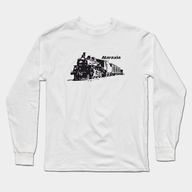 Ataraxia Train Long Sleeve T-Shirt by Haidaouiy